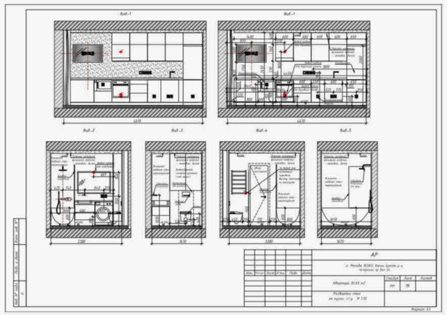 развертки стен