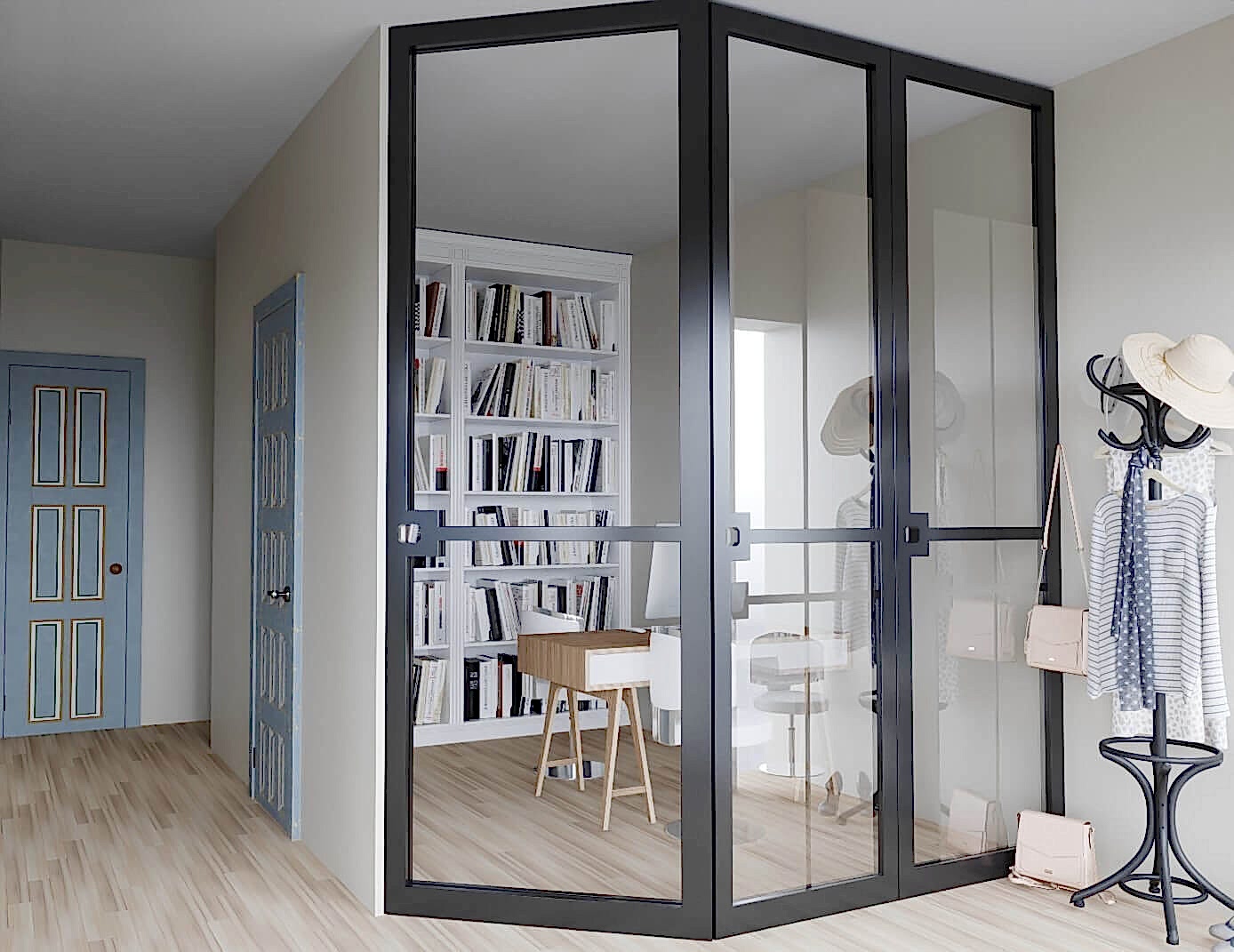 кабинет руководителя в офисе дизайн