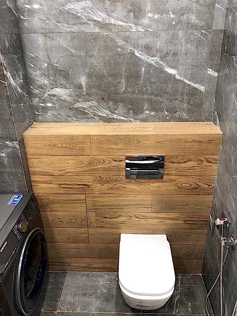 навесная инсталляция geberit в интерьере