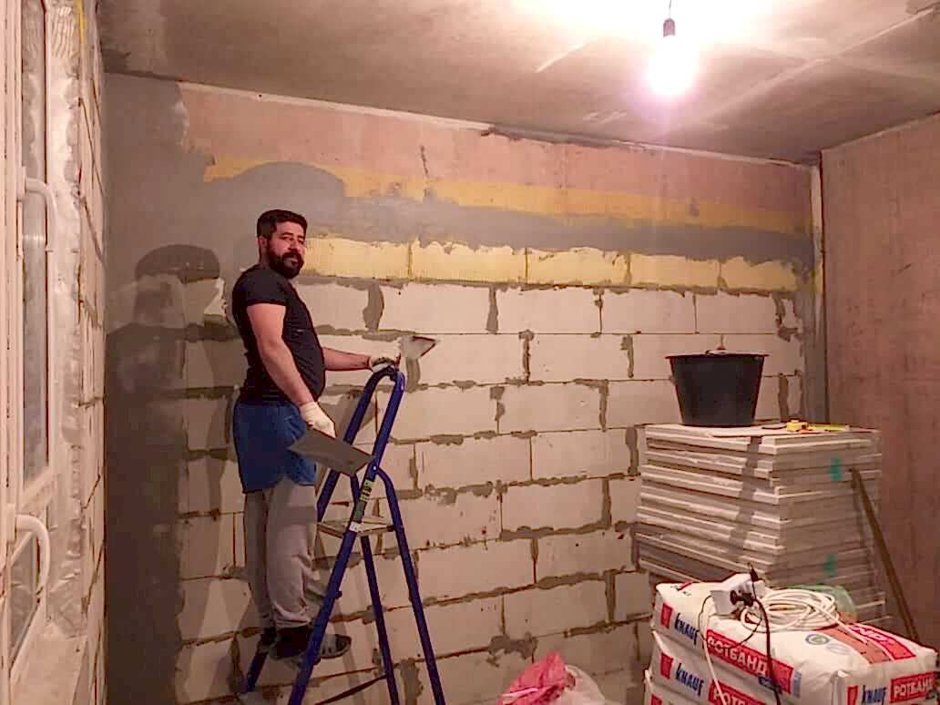 черновой ремонт комнаты